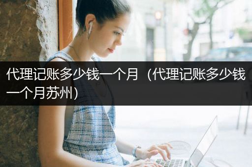 代理记账多少钱一个月（代理记账多少钱一个月苏州）